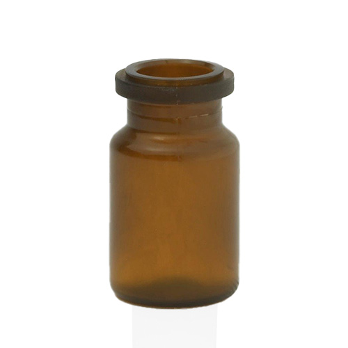 10 ml flacon PP amber Ø 20 mm felskraag